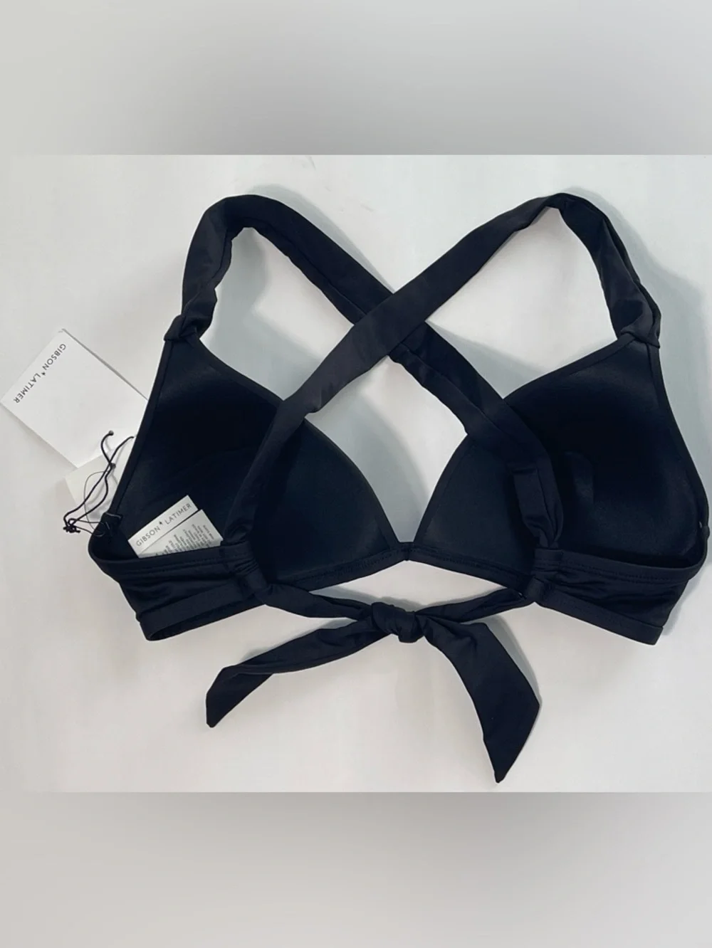 Gibson Latimer Women’s bikini top Black NWT Size S